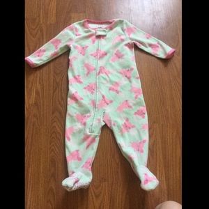 Zip Up Girl Baby Sleeper